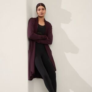 ATHLETA - PRANAYAMA LONG WRAP - Burgundy / Maroon color - 1X
